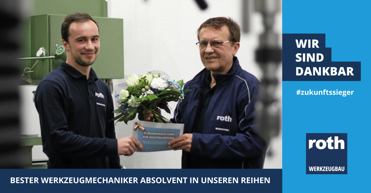 Ausbildung absolvent auszeichnung werkzeugbau erfolg business 